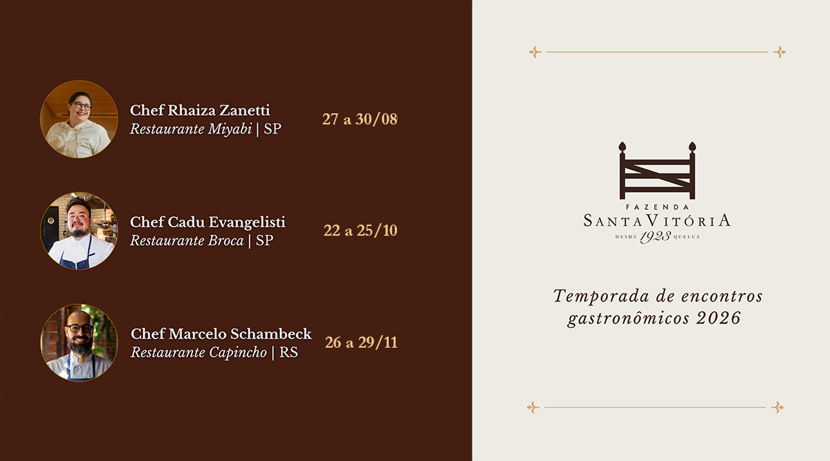 Encontros Gastronômicos Fazenda Santa Vitória