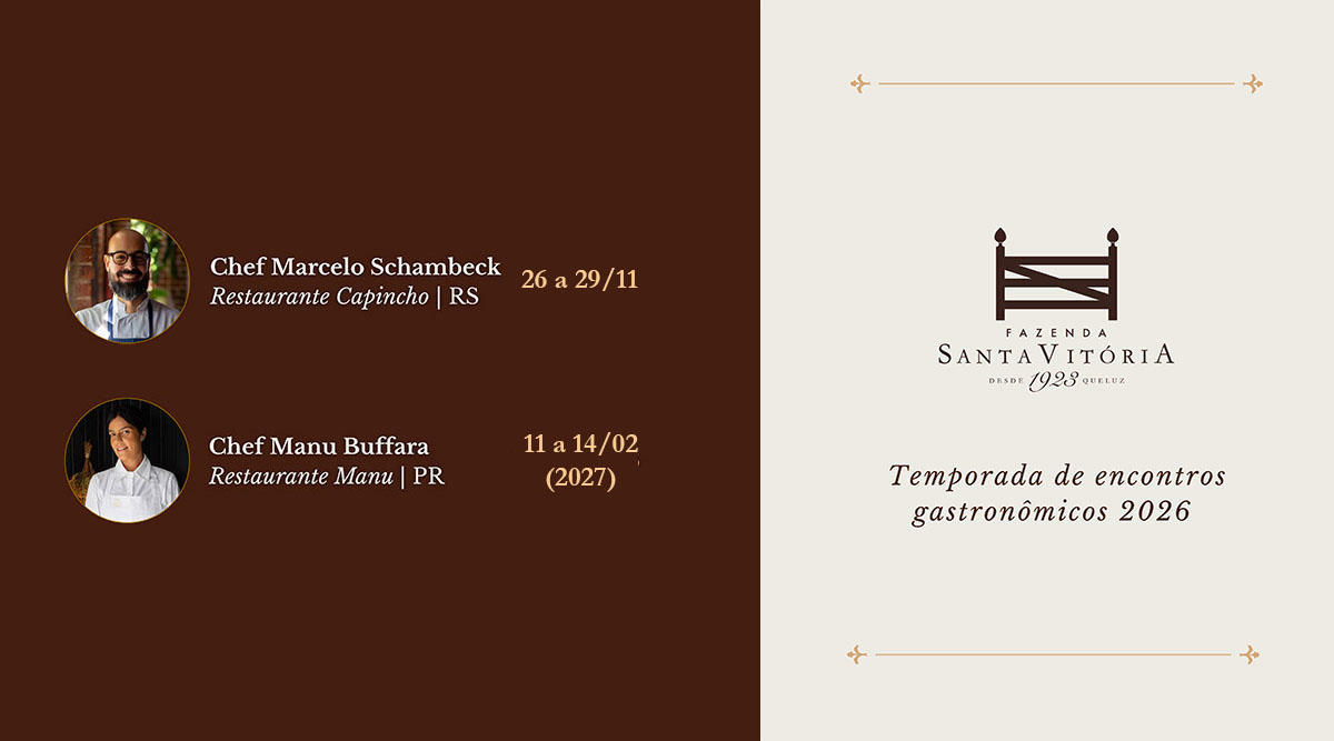 Encontros Gastronômicos Fazenda Santa Vitória